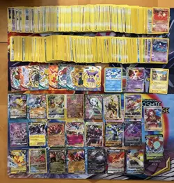 Vintage Pokemon Card Lot Holo Etc MP-Damaged Ancient Mew Arceus 1040+ - Image 1