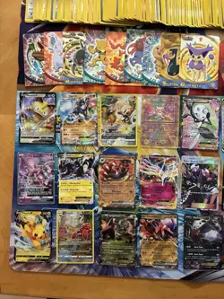 Vintage Pokemon Card Lot Holo Etc MP-Damaged Ancient Mew Arceus 1040+ - Image 3
