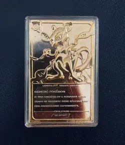Pokemon 1999 Mewtwo #150 BURGER KING Gold-Plated Card in Protective Case RARE - Image 2