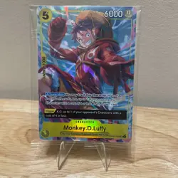 Monkey.D.Luffy OP07-109 Illustration Box Vol.3 One Piece Promo Card Foil SEALED - Image 1