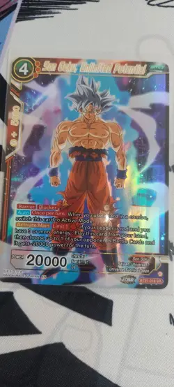 Son Goku, Unlimited Potential SR BT27-019 Dragon Ball Super Card Game Masters - Image 1