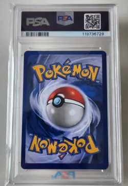 2000 Pokemon Base Set 2 #17 Scyther Holo - PSA 7 NM Vintage Tcg Pokemon Card - Image 2