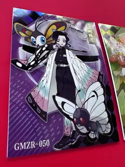 Pokemon X Demon Slayer Kimetsu no Yaiba Soul Cards Shinobu, Kanao Tsuyuri - Image 4
