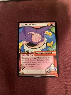 Red Mouth Shot Promo Buu Saga - Dragon Ball Z DBZ CCG Tcg Card Limited Rare - Image 1
