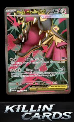 Mega Mawile ex - 162/132 162/132 Pokemon Ultra Rare ME01: Mega Evolution Card NM - Image 1
