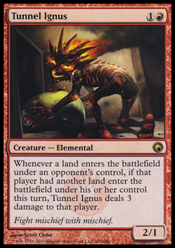 MTG: Tunnel Ignus - Scars of Mirrodin - Magic Card - Image 1