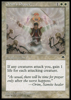 MTG: Orim's Prayer - Tempest - Magic Card - Image 1