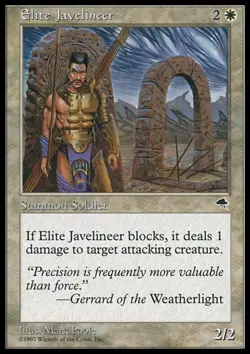 MTG: Elite Javelineer - Tempest - Magic Card - Image 1