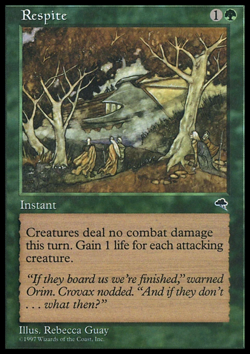MTG: Respite - Tempest - Magic Card - Image 1