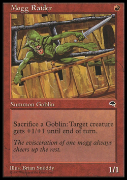 MTG: Mogg Raider - Tempest - Magic Card - Image 1