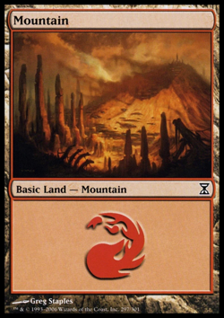 MTG: Mountain - Time Spiral - Magic Card - Image 1