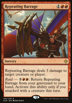 MTG: Repeating Barrage - Ixalan - Magic Card - Image 1