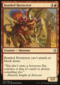 MTG: Bonded Horncrest - Ixalan - Magic Card - Image 1