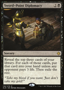 MTG: Sword-Point Diplomacy - Ixalan - Magic Card - Image 1