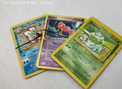 Lot Of Assorted 1st Edition Standard Size Pokemon Cards With Leather Bag - Image 2