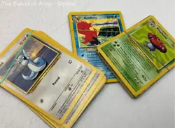 Lot Of Assorted 1st Edition Standard Size Pokemon Cards With Leather Bag - Image 3