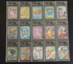 15 Lot OCD 10 Pokemon Chinese Card 151 SR Holo Charizard Mew SQ - Image 1