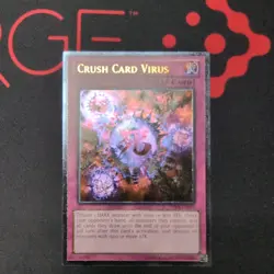 Yugioh Crush Card Virus DPKB-EN039 and Cyber Jar DPKB-EN010 Ultimate Rare NM VLP - Image 1