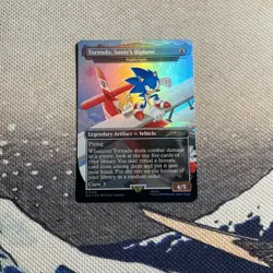 Tornado, Sonic's Biplane - Weatherlight (Rainbow Foil) Secret Lair Drop Foil - Image 1