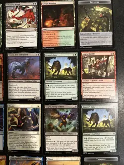 (44) MTG Marvel Spider-Man Uncommon, Common & Land Foil Lot - Collector Lot - Image 2