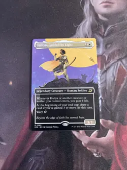 MtG Haliya, Guided by Light - NM Borderless - Edge of Eternities - Image 1