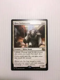 MTG Rhox Faithmender Foundations Jumpstart Regular NM - Image 1
