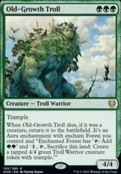 1 x Old-Growth Troll - Promo Pack - Kaldheim - NM-Mint - MTG - Image 1