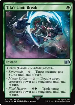 4 x Tifa's Limit Break - Final Fantasy - NM-Mint - MTG - Image 1