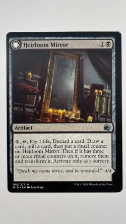 MTG Innistrad Midnight Heirloom Mirror Inherited Fiend 105/277 - Image 1