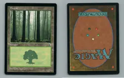 Magic the Gathering : Portal ( Forest ) Lightly Played - Image 1