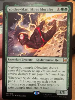 Spider-Man, Miles Morales MTG 18, Magic the Gathering - Image 1