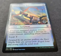 SIGNED MtG Magic Franz Vohwinkel Foil KoT Artist Proof _ HEART-PIERCER BOW _1/50 - Image 2
