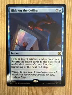 Hide on the Ceiling - Foil Marvel's Spider-Man MTG - Image 1