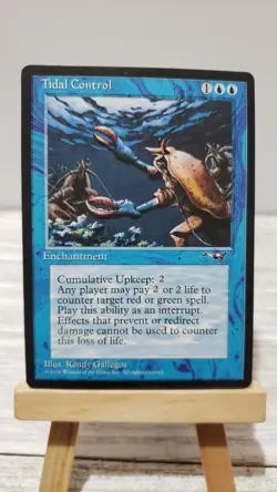 1996 Magic: The Gathering - Alliances Tidal Control - Image 1