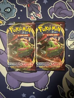 Pokemon Sword & Shield Base Set Booster Packs 2 Packs - Image 1
