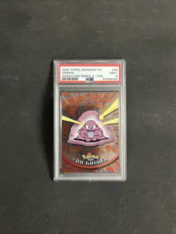 2000 Topps Pokemon Animation Series 2 - Grimer #88 Foil - PSA 9 MINT - Image 2