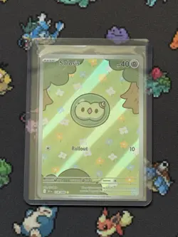 Pokemon TCG Solosis 118/086 English Illustration Rare Black Bolt NM Holo IR - Image 3