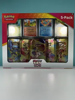 Pokemon TCG - Scarlet & Violet 151 Costco 5-pack Mini Tin Bundle - 2 pack - New - Image 2