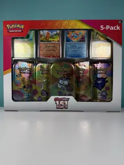 Pokemon TCG - Scarlet & Violet 151 Costco 5-pack Mini Tin Bundle - 2 pack - New - Image 3