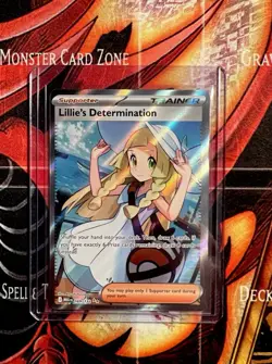 Pokemon TCG Lillie's Determination Full Art 169/132 Mega Evolution Near Mint - Image 1