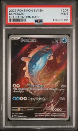 Dondozo 207/198 IR Pokemon Scarlet & Violet Base PSA 9 #9191 - Image 1