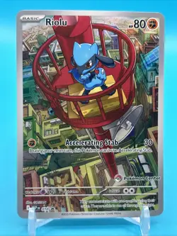 Riolu - 010 (Pokemon Center Exclusive) 010 Me: Mega Evolution Promo Holo - Image 1