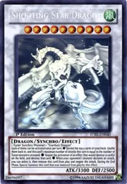 Shooting Star Dragon (Ghost Rare) - 1st Edition Starstrike Blast MP YuGiOh - Image 1
