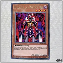 Makyura the Destructor - LED7-EN008 - Rare 1st Edition Yugioh - Image 1