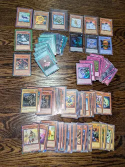 Lot of 210+ Konami Yu-Gi-Oh! TCG Cards Classic 1996 Rares Short Print Commons - Image 1