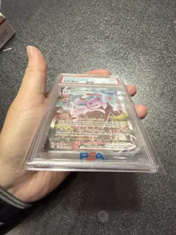 Espeon Vmax PSA 9 Fusion Strike Alt Art Pokemon Card 270/264 Full Art 2021 FA - Image 4