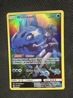 Wishiwashi 240/236 Secret Cosmic Eclipse Holo Full Art Pokemon Card Near Mint NM - Image 1