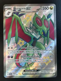 Noivern Ex Paldean Fates #220/091 Pokemon Card Ultra Rare Holo Full Art NM/M - Image 1