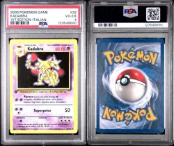 2000 Pokemon Game Kadabra 1st Edition Italian Version 32 Psa 4 Card Rare First - Image 1