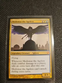 MTG Magic the Gathering Medomai the Ageless Theros LP Card 196/260 - Image 1